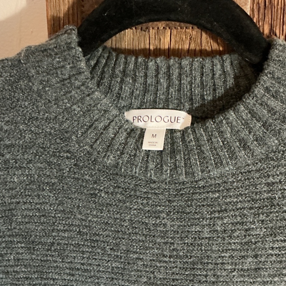 Prologue Gray Knit Sweater Dress - Picture 2 of 6